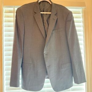Armani Exchange Men's Gray Blazer - Tailored Notch Lapel
